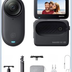 Insta360 GO 3S - 128 GB Ultimate Bundle Black 4K Tiny Portable Vlogging Camera, Hands-Free POVs, Mou