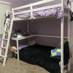 Loft Bunk Bed With Desk