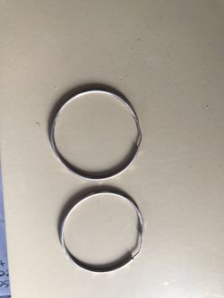 Aretes de plata $20