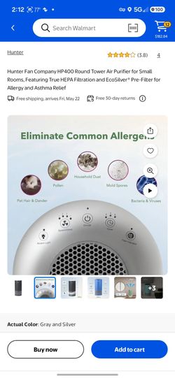 Air purifier tower