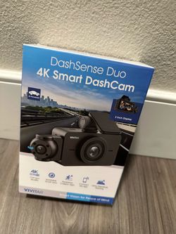Vivitar DashSense Duo 4K Smart Dash Cam
