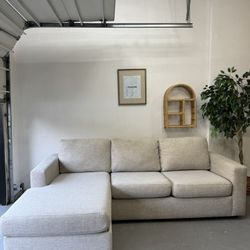 •Living Spaces Sectional Sofa•