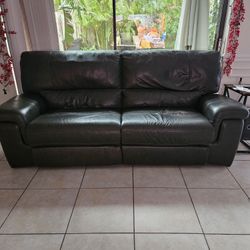 Black Leather Recliner