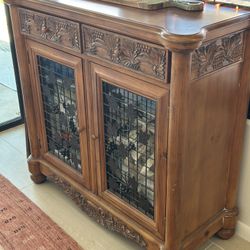Vintage Well Kept Cabinets, Dressers, Bar Stand