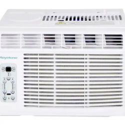 Keystone 14,500 BTU 115V Window Air Conditioner Cools 650 Sq. Ft. with Dehumidifier and Smart Remote Control in White