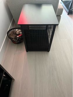 DOG CRATE AND END TABLE