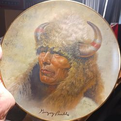 Collectable Plate   Chief Red Cloud
