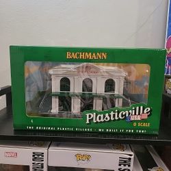 Bachmann #45318 "O" Scale Plasticville Built Up Buildings Union Station NIB