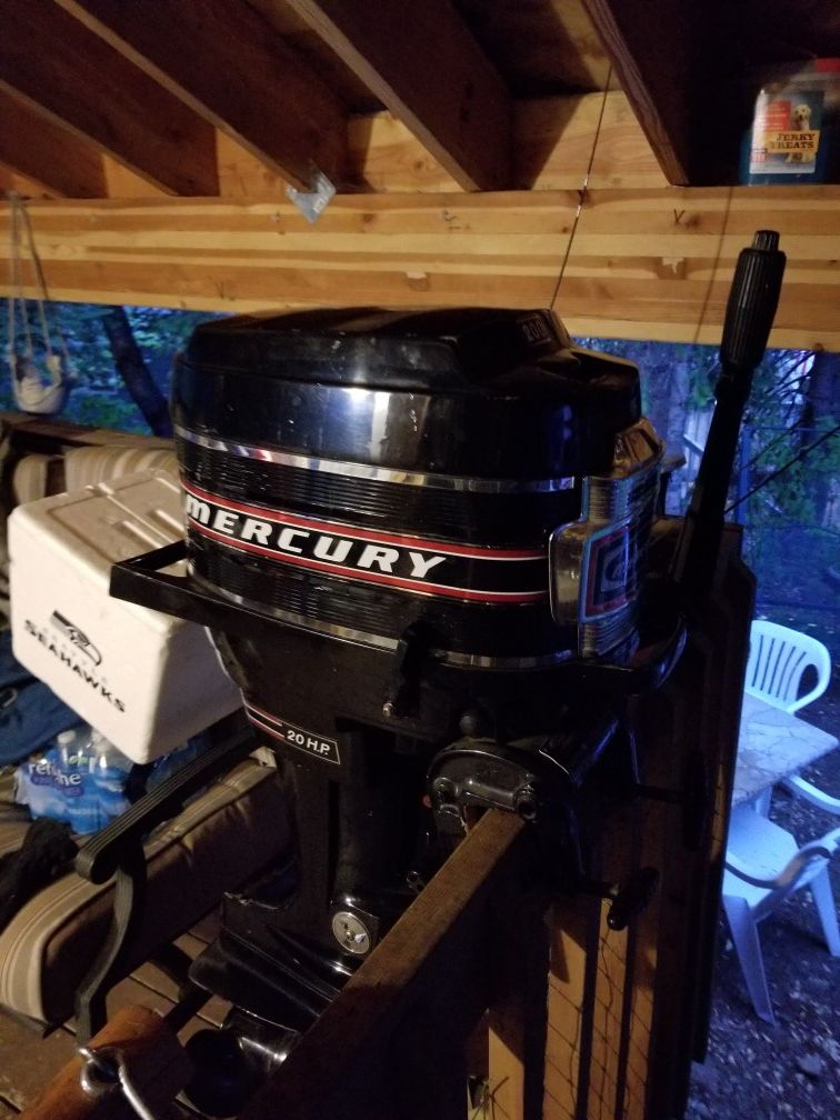 20 Horace bar Mercury outboard
