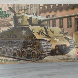 Tamiya M4A3E8 Sherman Tank Model Kit, New In Box, 1:35 Scale