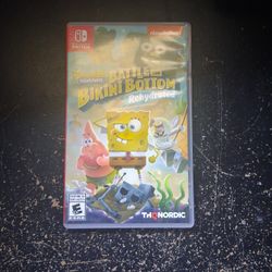 Spongebob SquarePants Battle For bikini Bottom Rehydrated- Nintendo Switch Version 