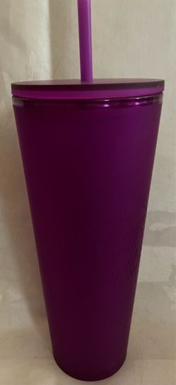 New Starbucks Purple Matte Cold Cup Tumbler