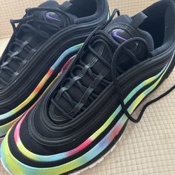 Nike Air Max 97 Tie Dye Black  Sz 12