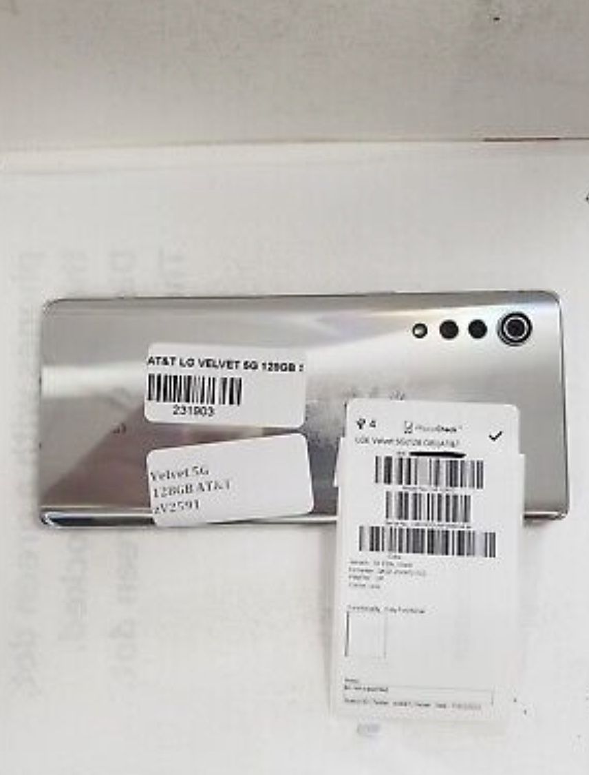 LG Velvet 5G LMG900UM1 - 128GB - Aurora Silver (AT&T)