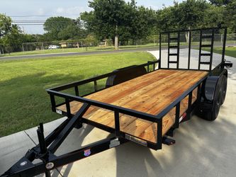 New 14’ X 76” Utility Trailer W/ Brakes