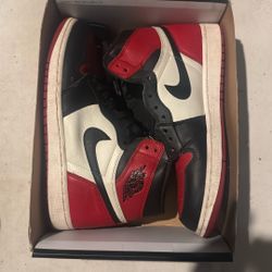 Air Jordan One Bread To High Top Almost Brand New Sz 9.5