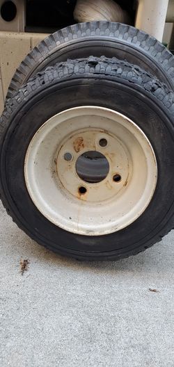 I Have 2 Size 8 Trailer Rims With Bad Tires
