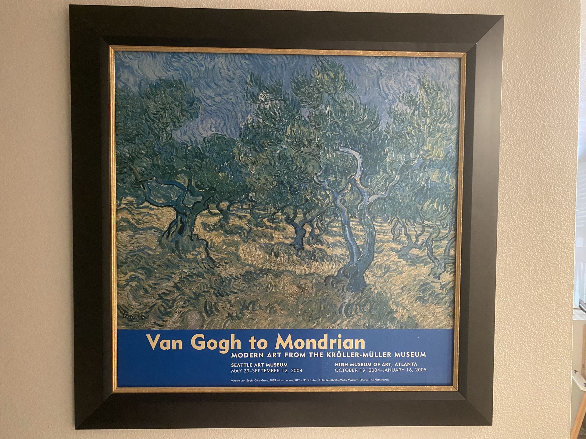 Framed Van Gogh Art Poster