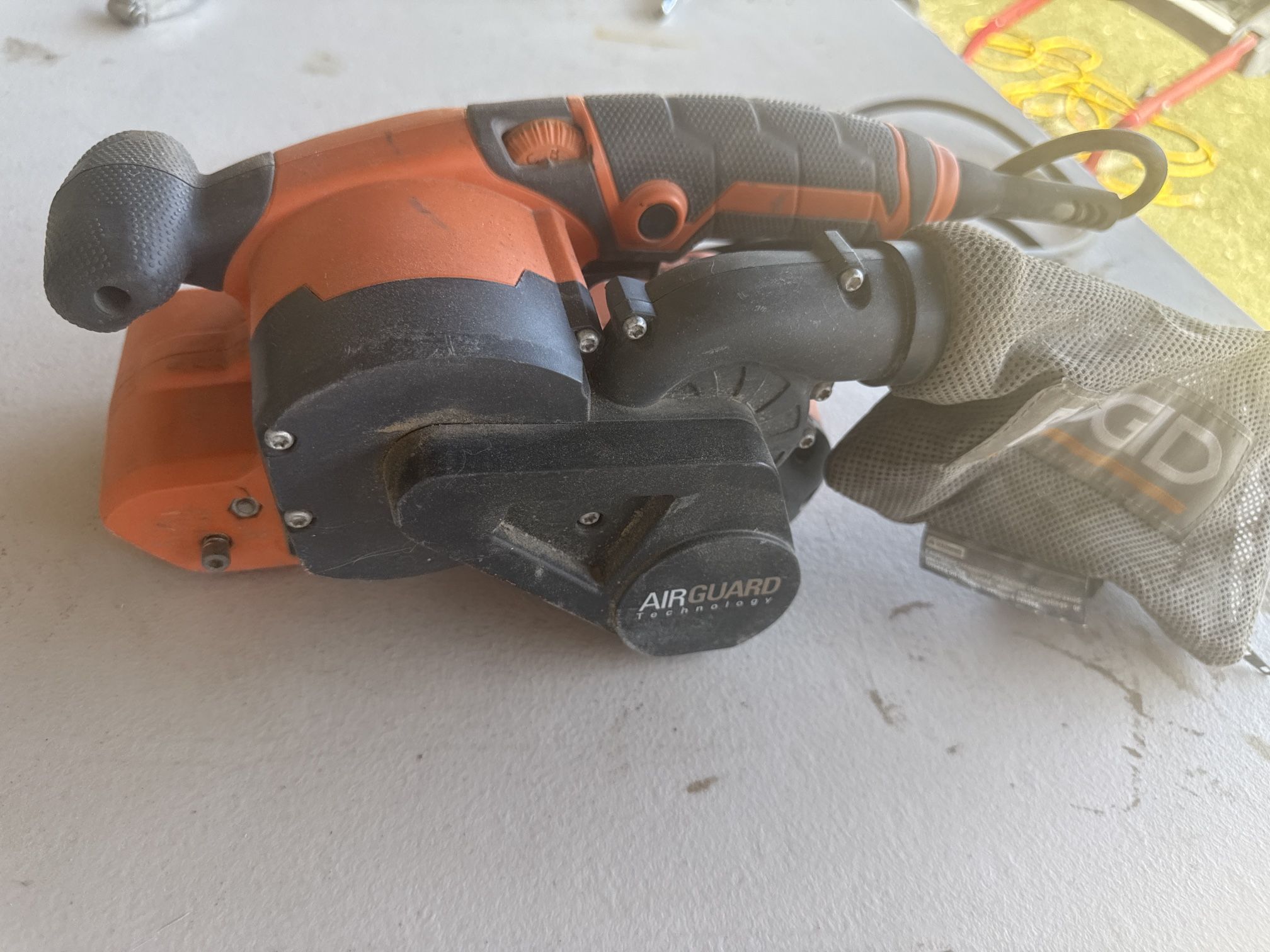 Ridged Belt Sander