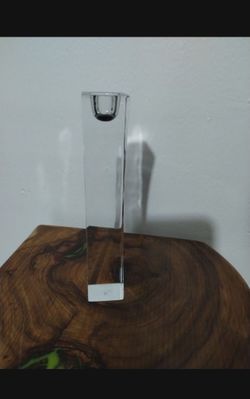 NAMBE CRYSTAL SINGLE CANDLESTICK 7 " - W3