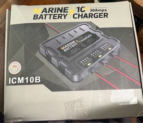 Marine Battery Charger ICM10B 30 Amp 3-Bank