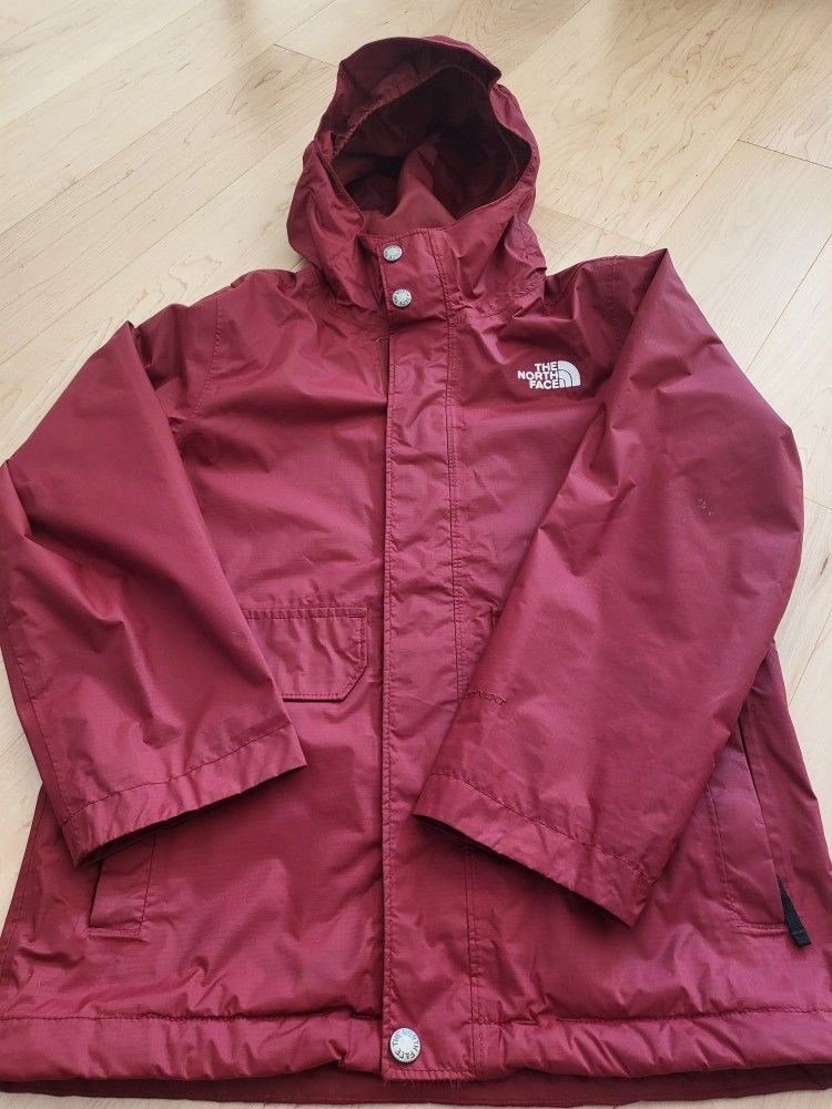 North Face Unisex raincoat - ages 7-8