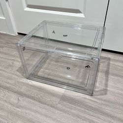 Acrylic storage/shoebox