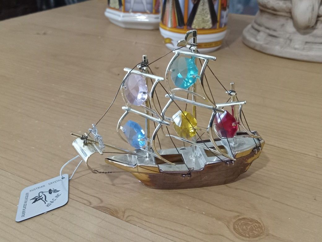 Silver Plated Ship