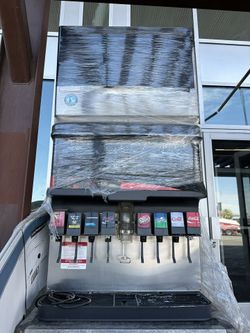 Soft Drink Coke Machine With Ice Maker