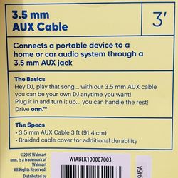 3.5 Mm Aux Cable Adapter