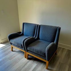 Oversized Heavy Arm Chairs