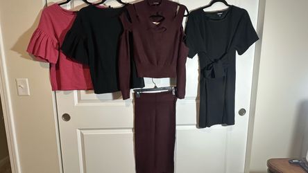Express tops and skirt