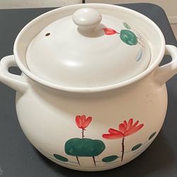 4 QT clay pot
