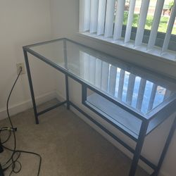 Glasstop Console Table 