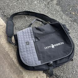Computer Messenger Bag for Men & women.Briefcase Large Shoulder cross bag (black)Bag especially for computer, Laptop or books.