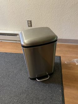 Trash Bin Stainless Steel Trash Can