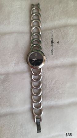 Vintage ESQ Swiss stainless steel ladies' dress watch