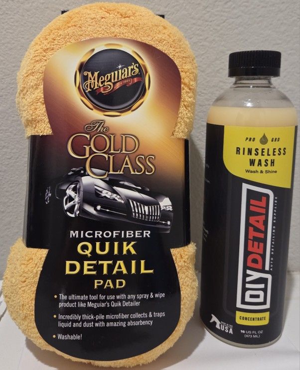 NEW DIY Detail Rinseless Wash Concentrate + Meguiar's Quik Detail Microfiber Wash Pad - Auto Detailing Supplies - Info in the Description