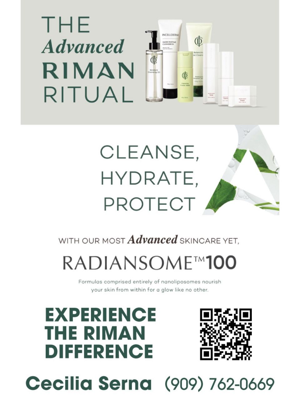Facial before your event, Riman