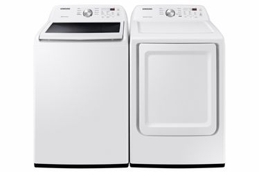 Samsung top load washer and gas dryer