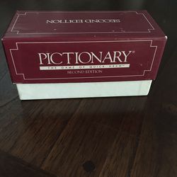 Pictionary second edition game cards Classic Original Board Game 