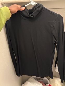 Women’s black turtle neck