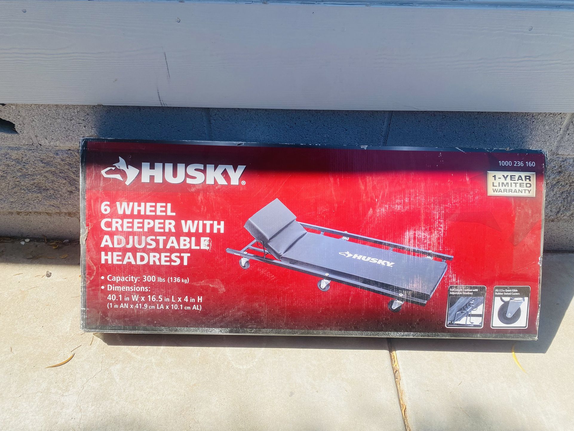 6 Wheel Mechanic Bed