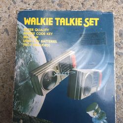 Antique Walkie Talkie Set