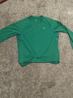 Nike Dri-FIT Long Sleeve Shirt Green