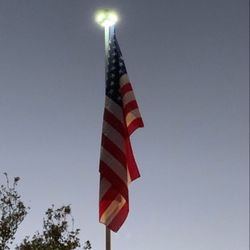 42 LED Solar Flag Pole Light
