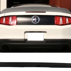 Fits 10-14 Ford Mustang Cobra GT500 Rear Trunk Spoiler Wing Lip Unpainted ABS