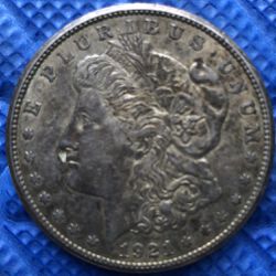 1921-S 90% Silver Morgan Dollar Coin (C)