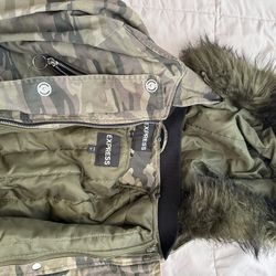 AUTHENTIC EXPRESS BRAND camo coat