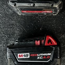 Milwaukee Batteries 